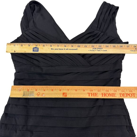 White House Black Market Black Sleeveless Dress Size 8 – Fully Lined Classic LBD - Picture 10 of 10